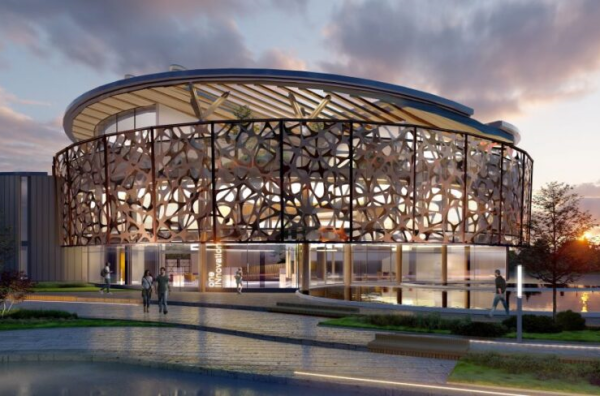 CGI render of Maghull Health Park.